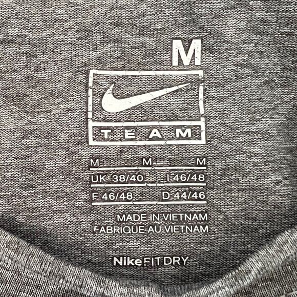 Nike Mens Tee Size Medium Gray Crimson OU The University of Oklahoma Sooners - Picture 5 of 6